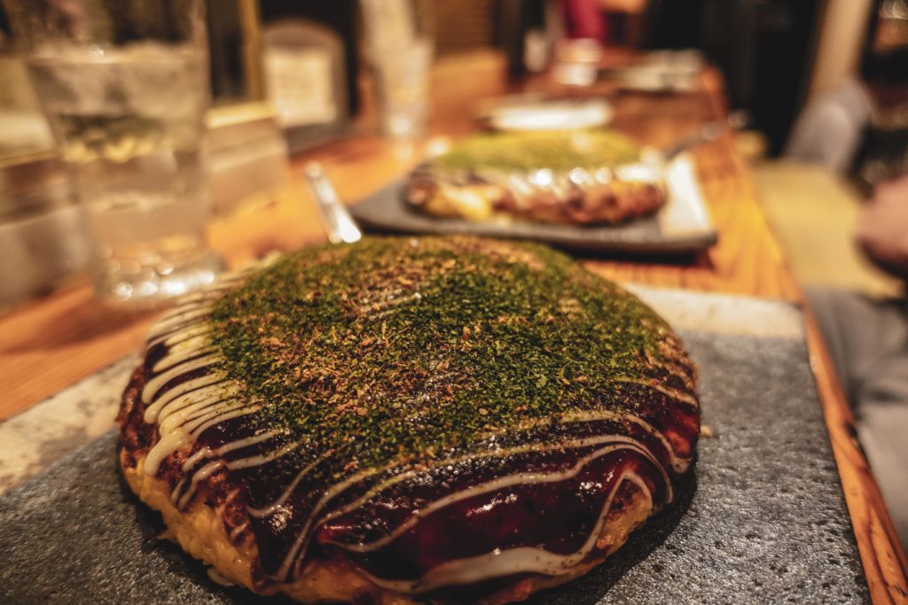 Food okonomiyaki kyoto
