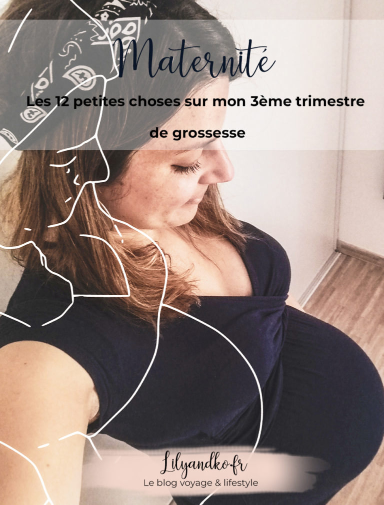 Pinterest bannière 3eme trimestre de grossesse