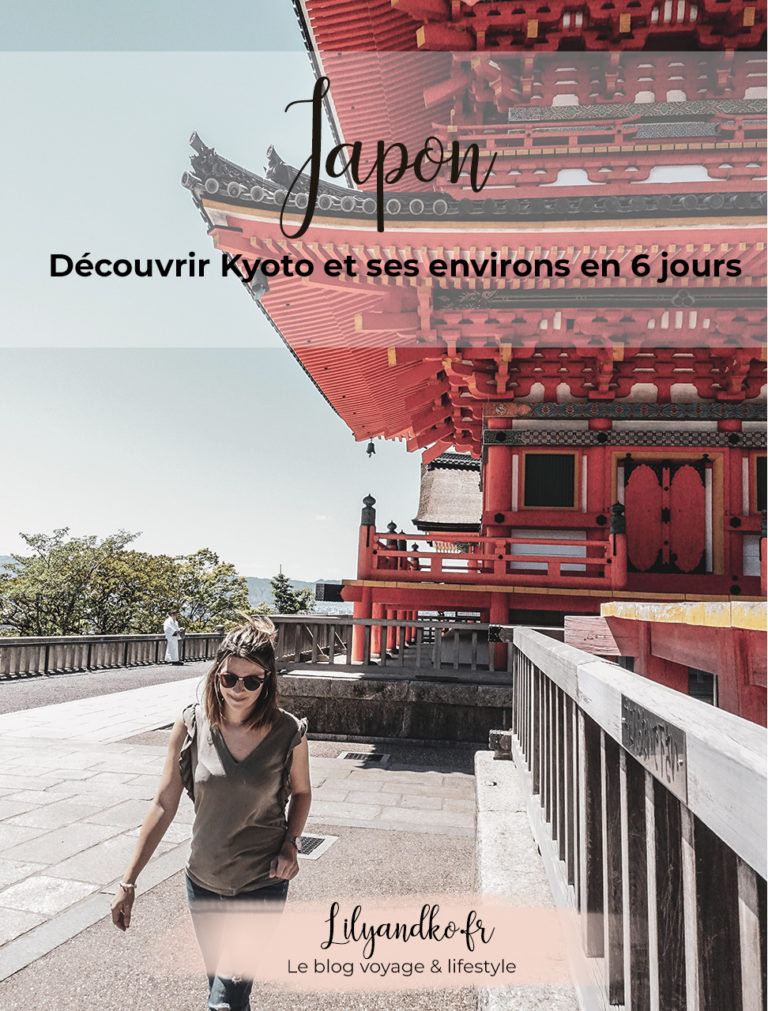 Pinterest bannière decouvrir kyoto et ses environs en 6 jours